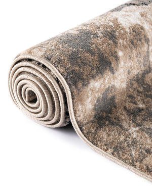 Black Brown Ivory 5' 3 x 8' Laguna Rectangle Area Rug 100% Polypropylene Modern Contemporary Carpet for Bedrooms, Living Room, Dining, Office for Sale at Rug Engine