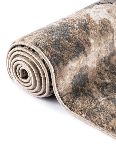 Black Brown Ivory 5' 3 x 8' Laguna Rectangle Area Rug 100% Polypropylene Modern Contemporary Carpet for Bedrooms, Living Room, Dining, Office for Sale at Rug Engine