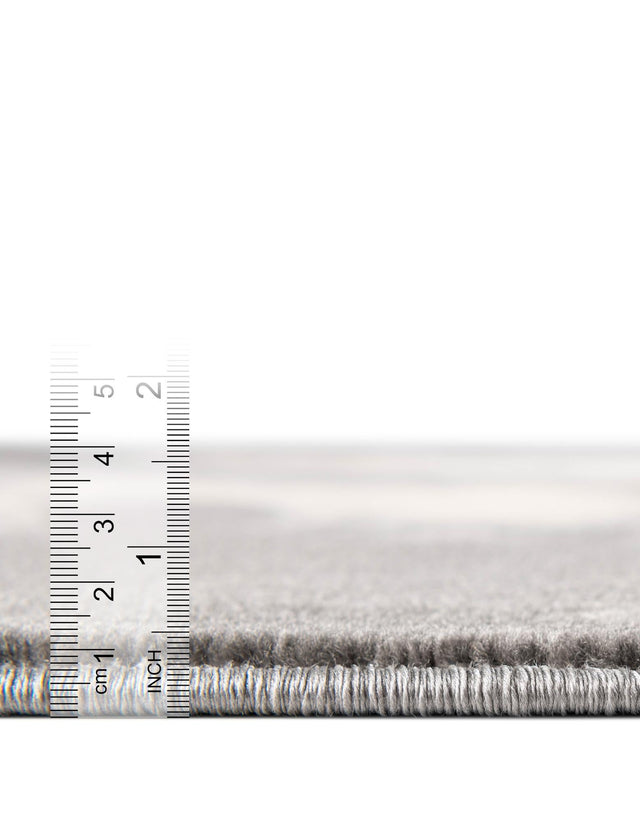 Gray and Light Brown 5' 3 x 8' Laguna Rectangle Area Rug 100% Polypropylene Modern Contemporary Carpet for Bedrooms, Living Room, Dining, Office for Sale at Rug Engine