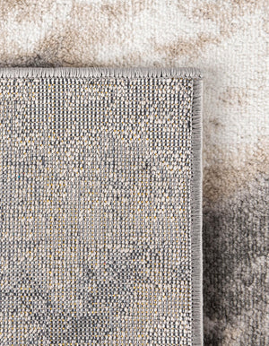 Gray and Light Brown 5' 3 x 8' Laguna Rectangle Area Rug 100% Polypropylene Modern Contemporary Carpet for Bedrooms, Living Room, Dining, Office for Sale at Rug Engine
