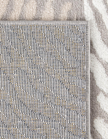 Beige and Ivory 5' 3 x 8' Laguna Rectangle Area Rug 100% Polypropylene Modern Contemporary Carpet for Bedrooms, Living Room, Dining, Office for Sale at Rug Engine