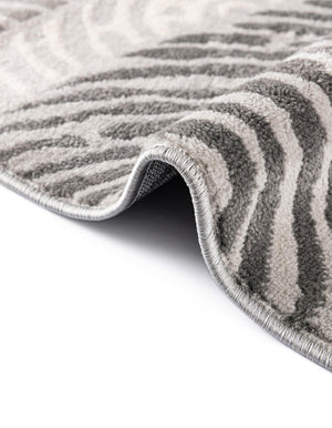 Beige and Ivory 5' 3 x 8' Laguna Rectangle Area Rug 100% Polypropylene Modern Contemporary Carpet for Bedrooms, Living Room, Dining, Office for Sale at Rug Engine