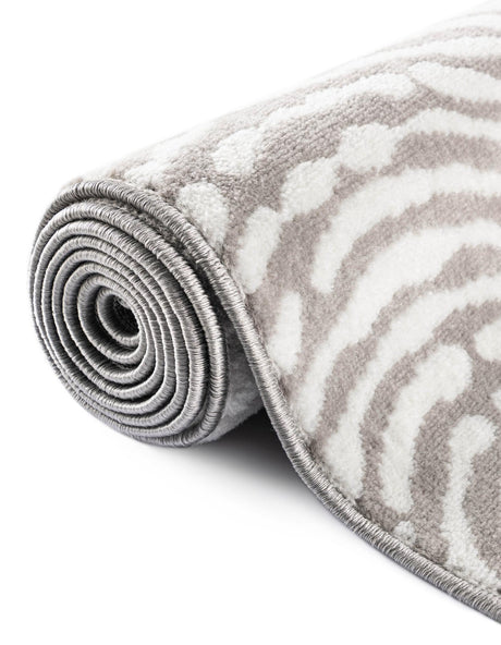Beige and Ivory 5' 3 x 8' Laguna Rectangle Area Rug 100% Polypropylene Modern Contemporary Carpet for Bedrooms, Living Room, Dining, Office for Sale at Rug Engine