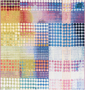Multicolor 8' x 8' Outdoor Modern Square Area Rug Weather Resistant for Patio, Deck, Terrace, Balcony, Porch 100% Polypropylene Modern Outside Carpet for Sale at Rug Engine