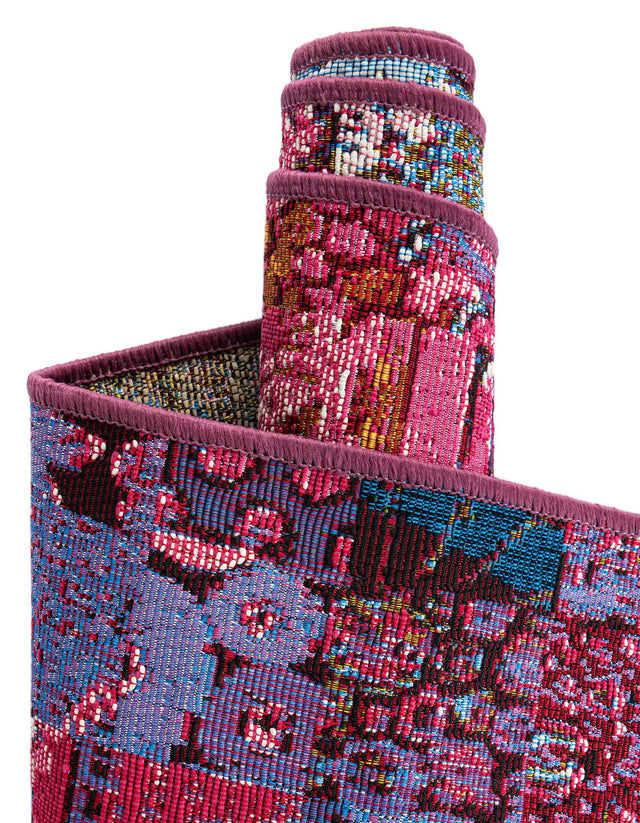Multicolor 2' x 6' 1 Outdoor Modern Runner Rug