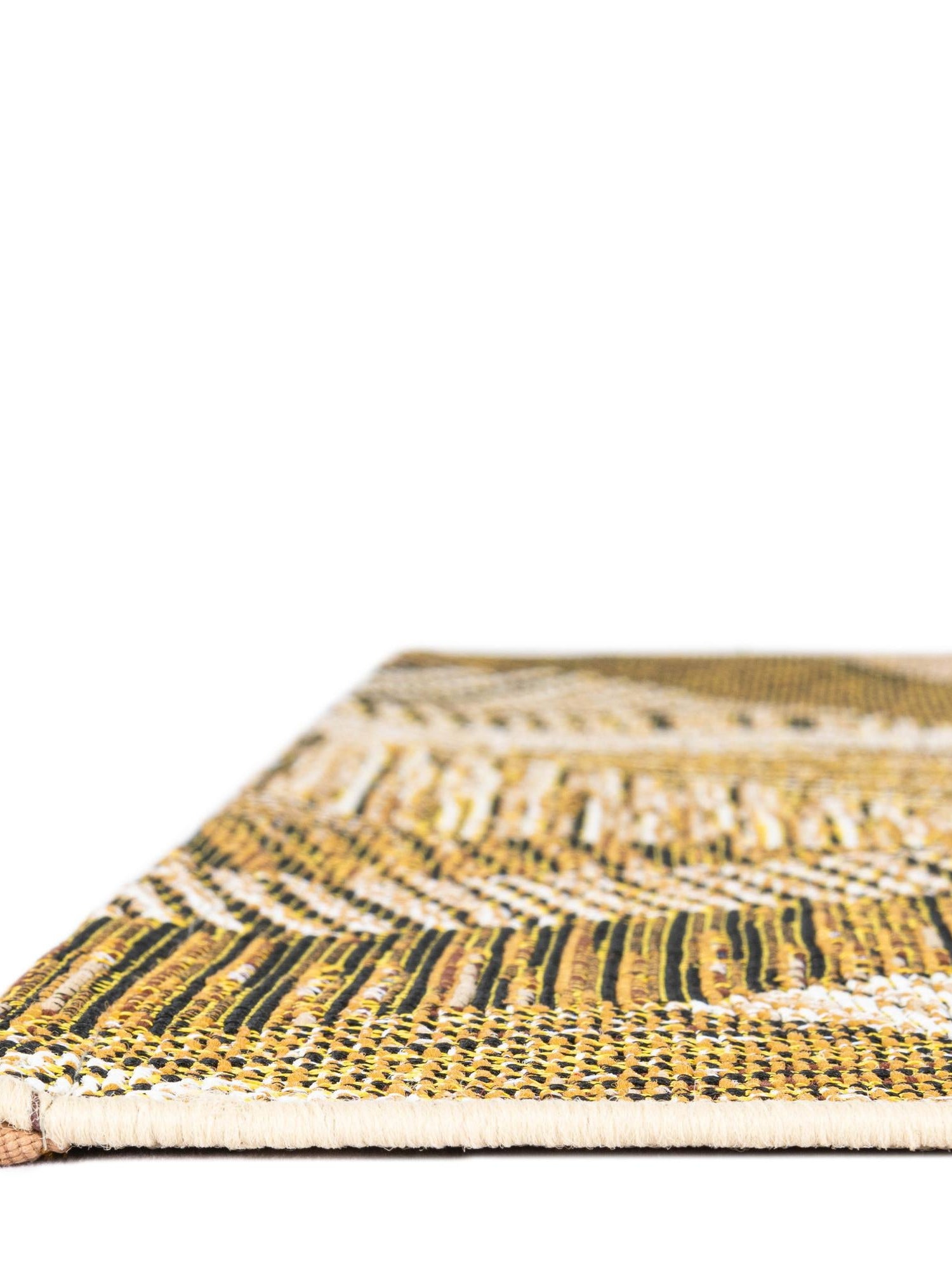 Brown and Beige 2' x 8' Outdoor Botanical Runner Area Rug Weather Resistant for Patio, Deck, Terrace, Balcony, Porch Polypropylene Garden Floral Tropical Carpet for Sale at Rug Engine