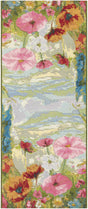 Multicolor 2' x 5' 1 Outdoor Botanical Runner Rug