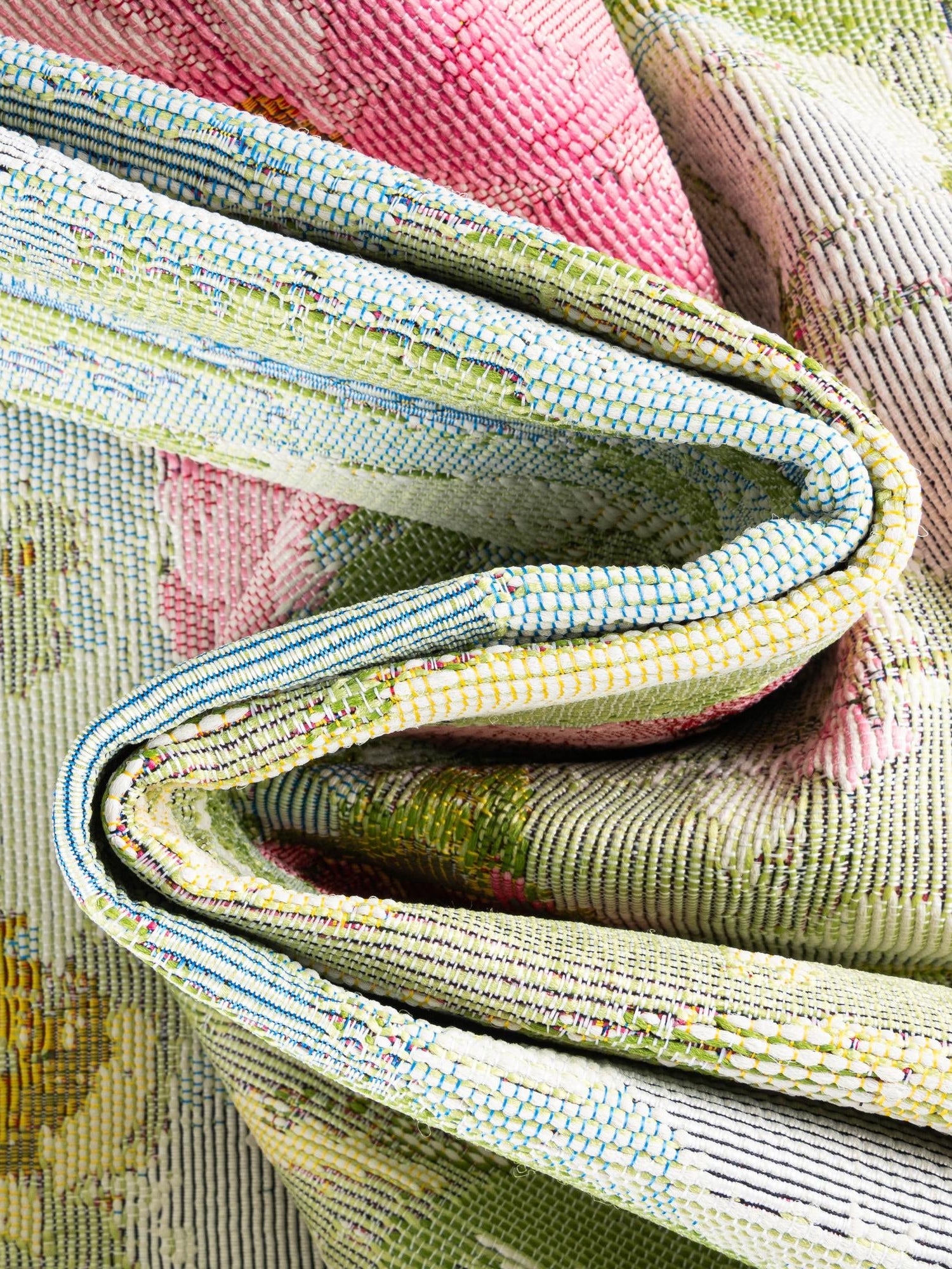 Multicolor 5' 1 x 8' Outdoor Botanical Rectangle Area Rug Weather Resistant for Patio, Deck, Terrace, Balcony, Porch Polypropylene Garden Floral Tropical Carpet for Sale at Rug Engine