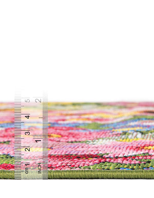 Multicolor 8' x 10' Outdoor Botanical Rectangle Rug