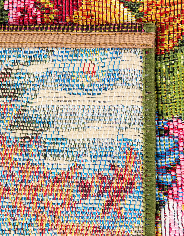 Multicolor 8' x 10' Outdoor Botanical Rectangle Rug