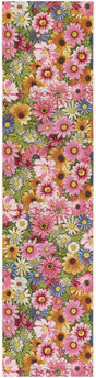Multicolor 2' x 8' Outdoor Botanical Runner Rug