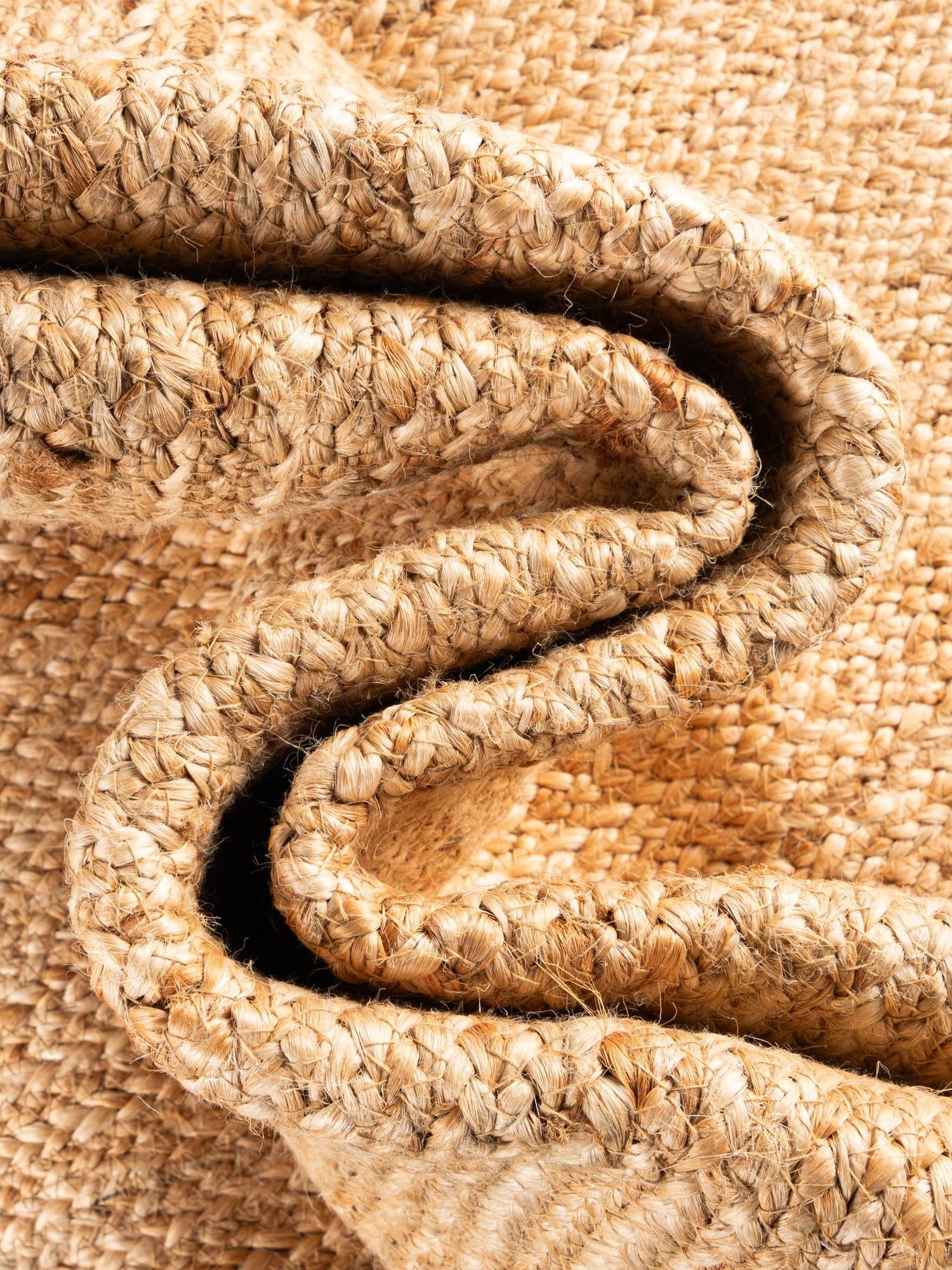 Natural and Terracotta 2' 7 x 10' Scallop Braided Jute Runner Area Rug Eco Friendly 100% Jute All Natural Durable Carpet for Affordable Unique Home Interiors for Sale at Rug Engine