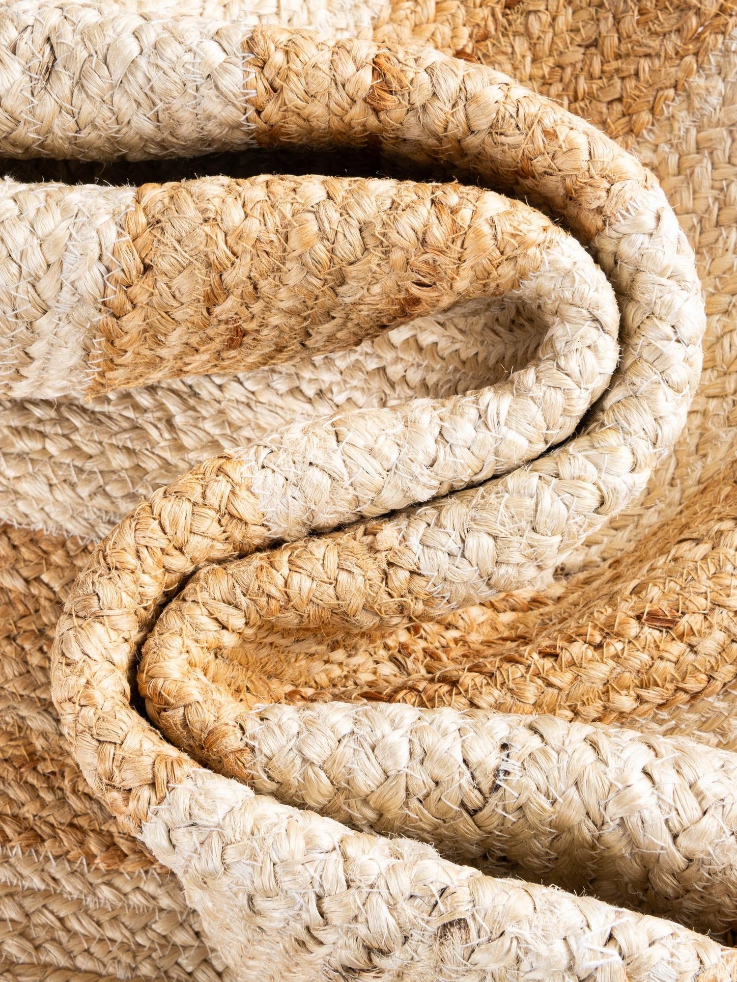 Natural and Ivory 3' 3 x 16' 1 Scallop Braided Jute Runner Area Rug Eco Friendly 100% Jute All Natural Durable Carpet for Affordable Unique Home Interiors for Sale at Rug Engine