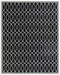 Black and White 9' 10 x 12' Milano Rectangle Area Rug 100% Polyester with Cotton Backing Modern Contemporary Carpet for Home Decor Interior Design for Sale at Rug Engine