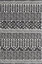 Black and White 4' 5 x 6' 1 Milano Rectangle Area Rug 100% Polyester with Cotton Backing Modern Contemporary Carpet for Home Decor Interior Design for Sale at Rug Engine