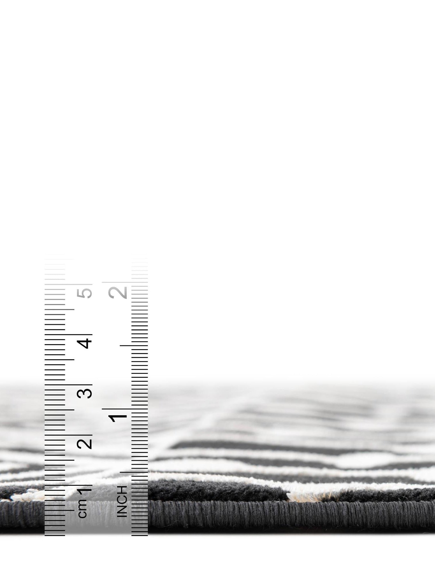 Black and White 8' 3 x 10' Milano Rectangle Area Rug 100% Polyester with Cotton Backing Modern Contemporary Carpet for Home Decor Interior Design for Sale at Rug Engine