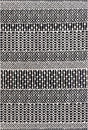 Black and White 6' 4 x 9' Milano Rectangle Area Rug 100% Polyester with Cotton Backing Modern Contemporary Carpet for Home Decor Interior Design for Sale at Rug Engine