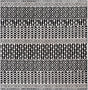 Black and White 8' 3 x 8' 3 Milano Square Area Rug 100% Polyester with Cotton Backing Modern Contemporary Carpet for Home Decor Interior Design for Sale at Rug Engine