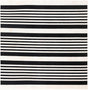 Black and White 9' 10 x 9' 10 Milano Square Area Rug 100% Polyester with Cotton Backing Modern Contemporary Carpet for Home Decor Interior Design for Sale at Rug Engine
