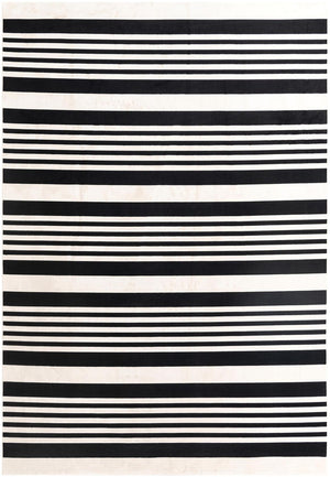 Black and White 9' 10 x 14' 1 Milano Rectangle Area Rug 100% Polyester with Cotton Backing Modern Contemporary Carpet for Home Decor Interior Design for Sale at Rug Engine