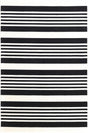 Black and White 4' 5 x 6' 1 Milano Rectangle Area Rug 100% Polyester with Cotton Backing Modern Contemporary Carpet for Home Decor Interior Design for Sale at Rug Engine