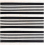Black and White 8' 3 x 8' 3 Milano Square Area Rug 100% Polyester with Cotton Backing Modern Contemporary Carpet for Home Decor Interior Design for Sale at Rug Engine