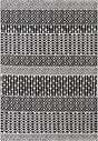 Black and White 7' 1 x 10' Milano Rectangle Area Rug 100% Polyester with Cotton Backing Modern Contemporary Carpet for Home Decor Interior Design for Sale at Rug Engine
