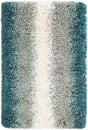 Teal 2' x 3' 1 Soft Touch Shag Rectangle Area Rug Thick Soft Touch Fluffy & Plush Shaggy Pile