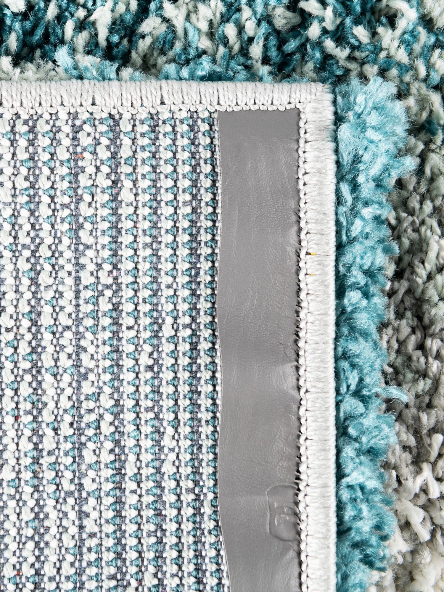 Teal 7' 1 x 10' Soft Touch Shag Rectangle Area Rug Thick Soft Touch Fluffy & Plush Shaggy Pile