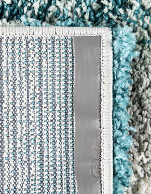 Teal 7' 1 x 10' Soft Touch Shag Rectangle Area Rug Thick Soft Touch Fluffy & Plush Shaggy Pile