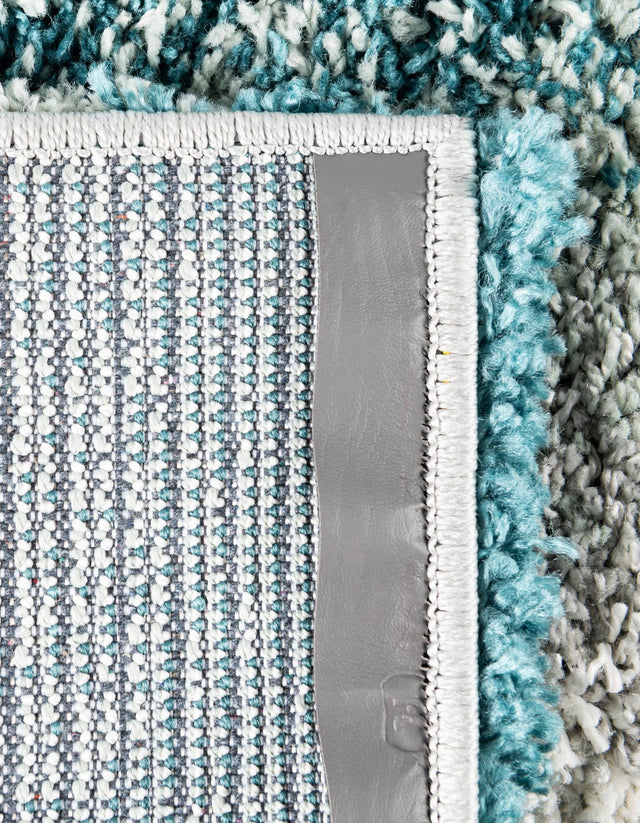 Teal 7' 1 x 10' Soft Touch Shag Rectangle Area Rug Thick Soft Touch Fluffy & Plush Shaggy Pile