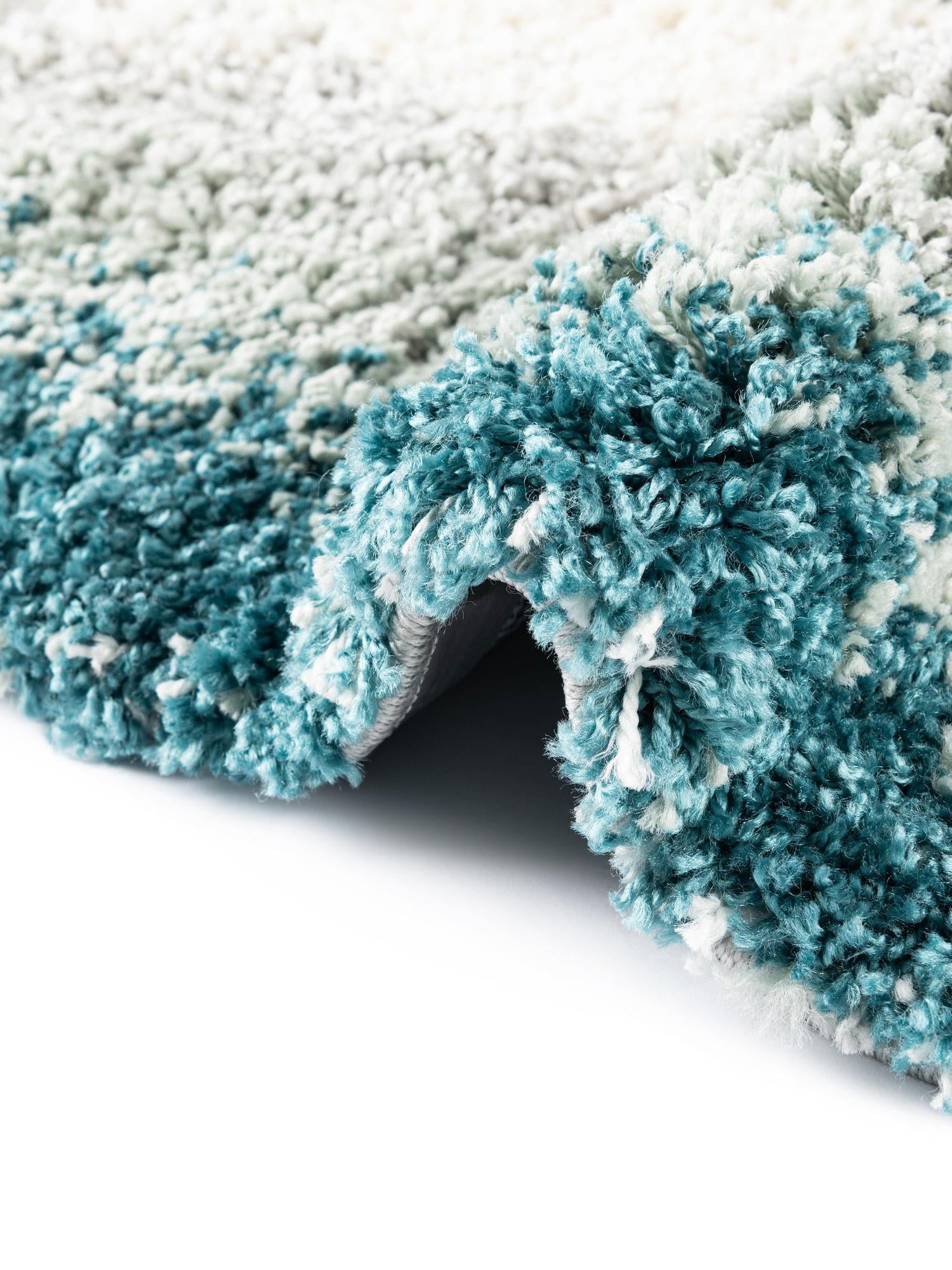 Teal 7' 10 x 10' Soft Touch Shag Rectangle Area Rug Thick Soft Touch Fluffy & Plush Shaggy Pile 100% Polypropylene Unique Carpet for Modern Home Interiors for Sale at Rug Engine