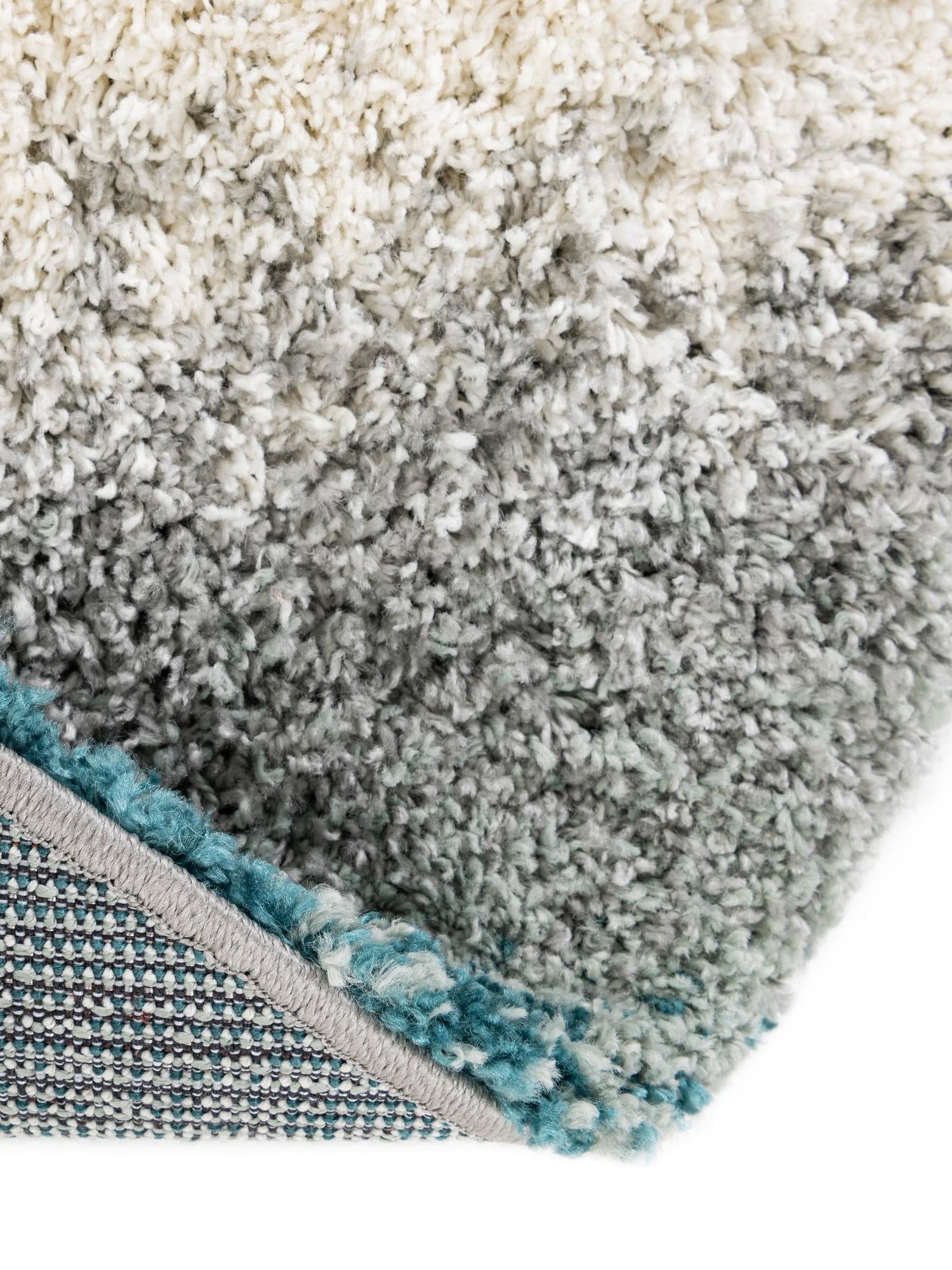 Teal 3' 3 x 3' 3 Soft Touch Shag Round Area Rug Thick Soft Touch Fluffy & Plush Shaggy Pile 100% Polypropylene Unique Carpet for Modern Home Interiors for Sale at Rug Engine