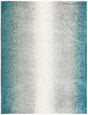 Teal 9' x 12' Soft Touch Shag Rectangle Area Rug Thick Soft Touch Fluffy & Plush Shaggy Pile
