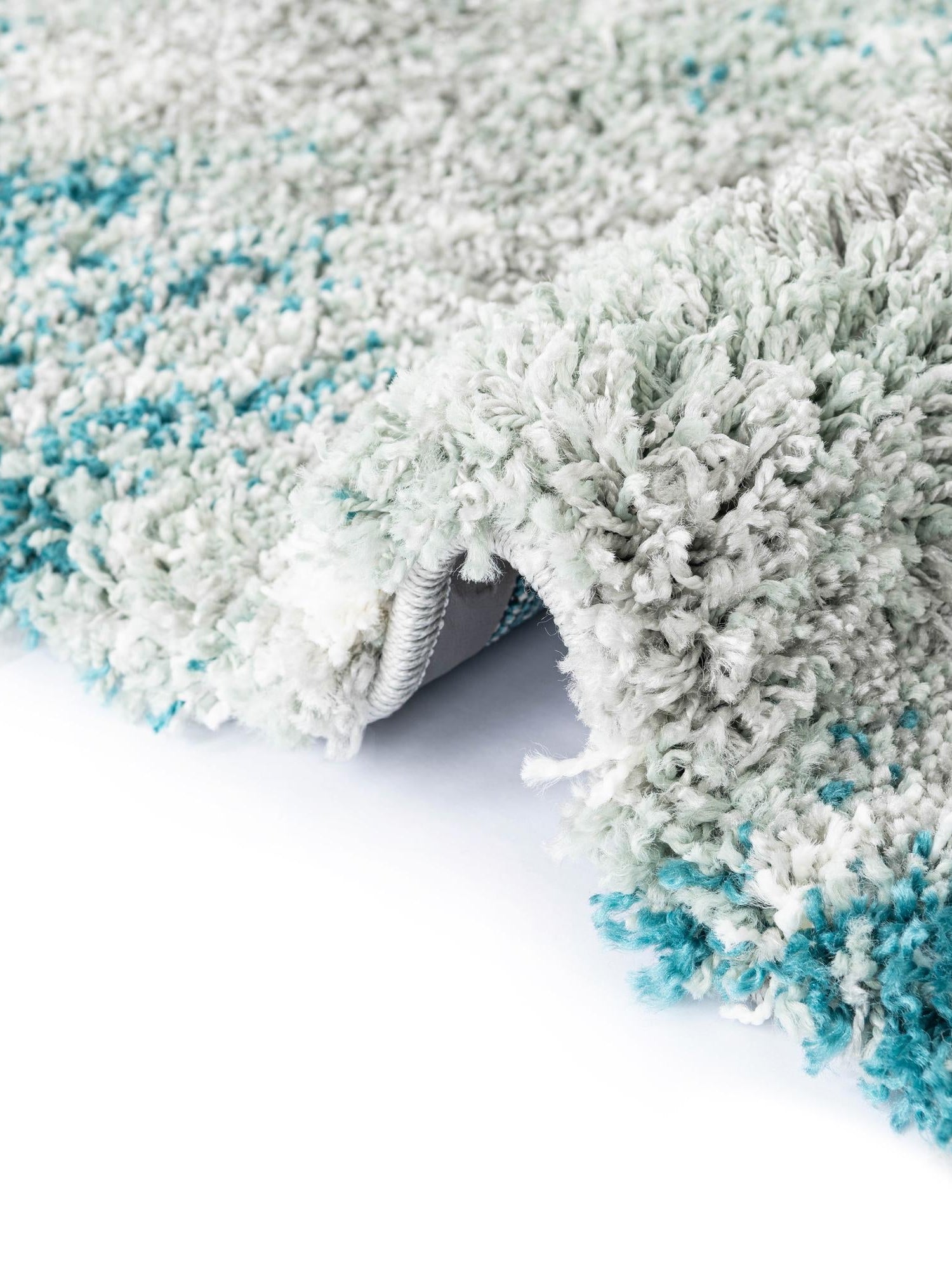 Teal 9' x 12' Soft Touch Shag Rectangle Area Rug Thick Soft Touch Fluffy & Plush Shaggy Pile 100% Polypropylene Unique Carpet for Modern Home Interiors for Sale at Rug Engine