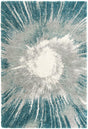 Teal 6' 1 x 9' Soft Touch Shag Rectangle Area Rug Thick Soft Touch Fluffy & Plush Shaggy Pile