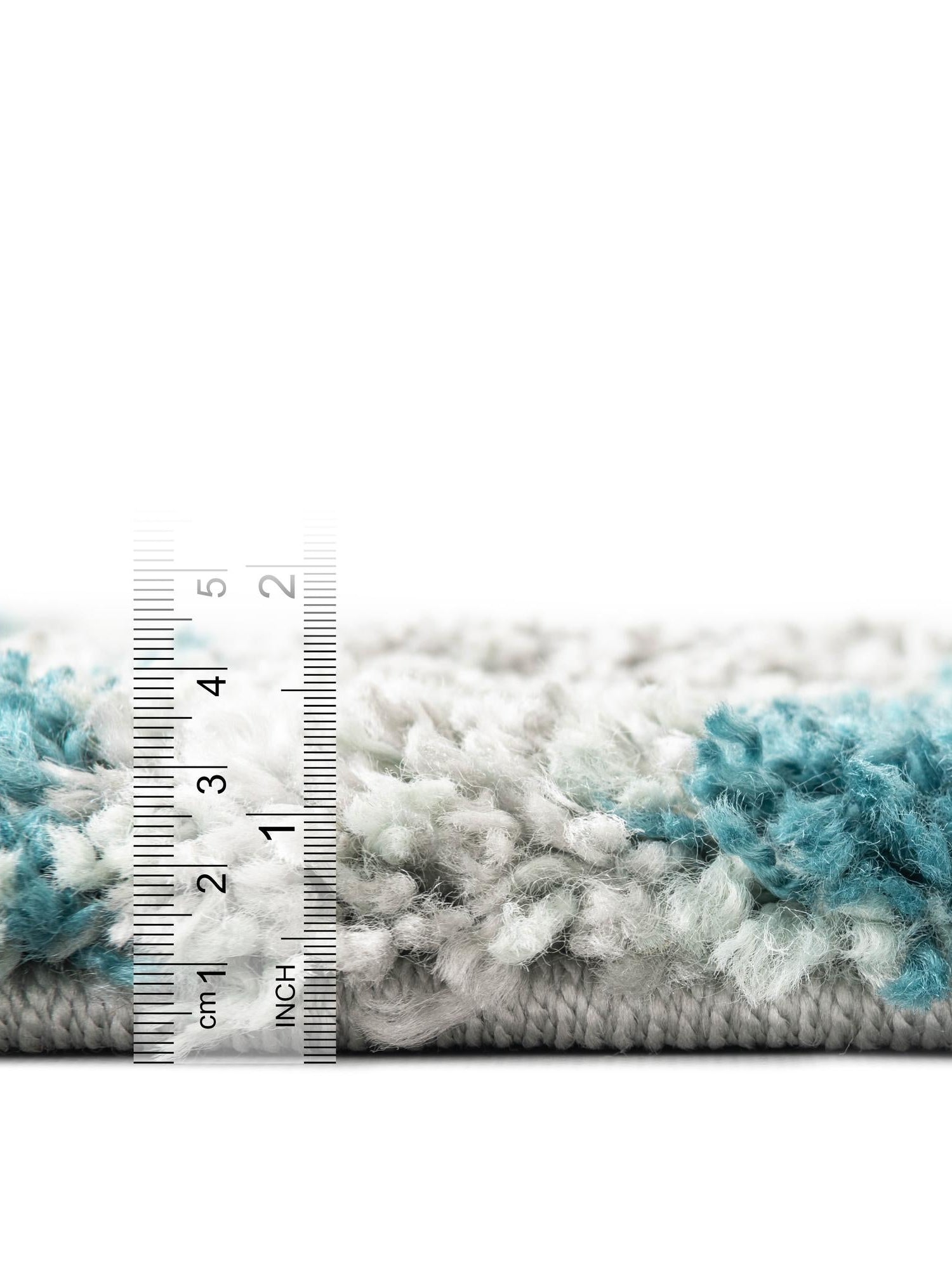 Teal 6' 1 x 9' Soft Touch Shag Rectangle Area Rug Thick Soft Touch Fluffy & Plush Shaggy Pile