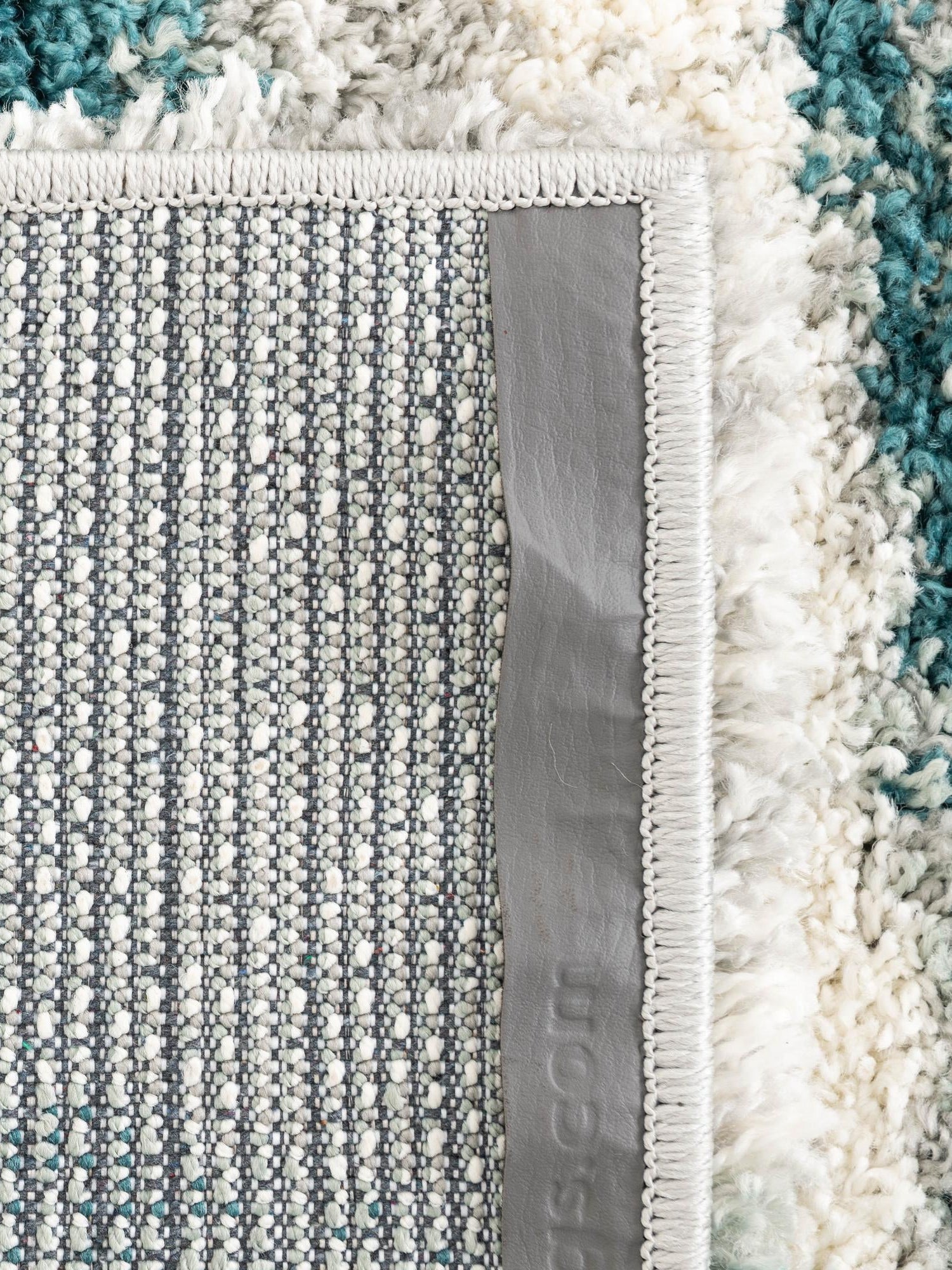 Teal 6' 1 x 9' Soft Touch Shag Rectangle Area Rug Thick Soft Touch Fluffy & Plush Shaggy Pile