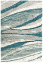 Teal 6' 1 x 9' Soft Touch Shag Rectangle Rug