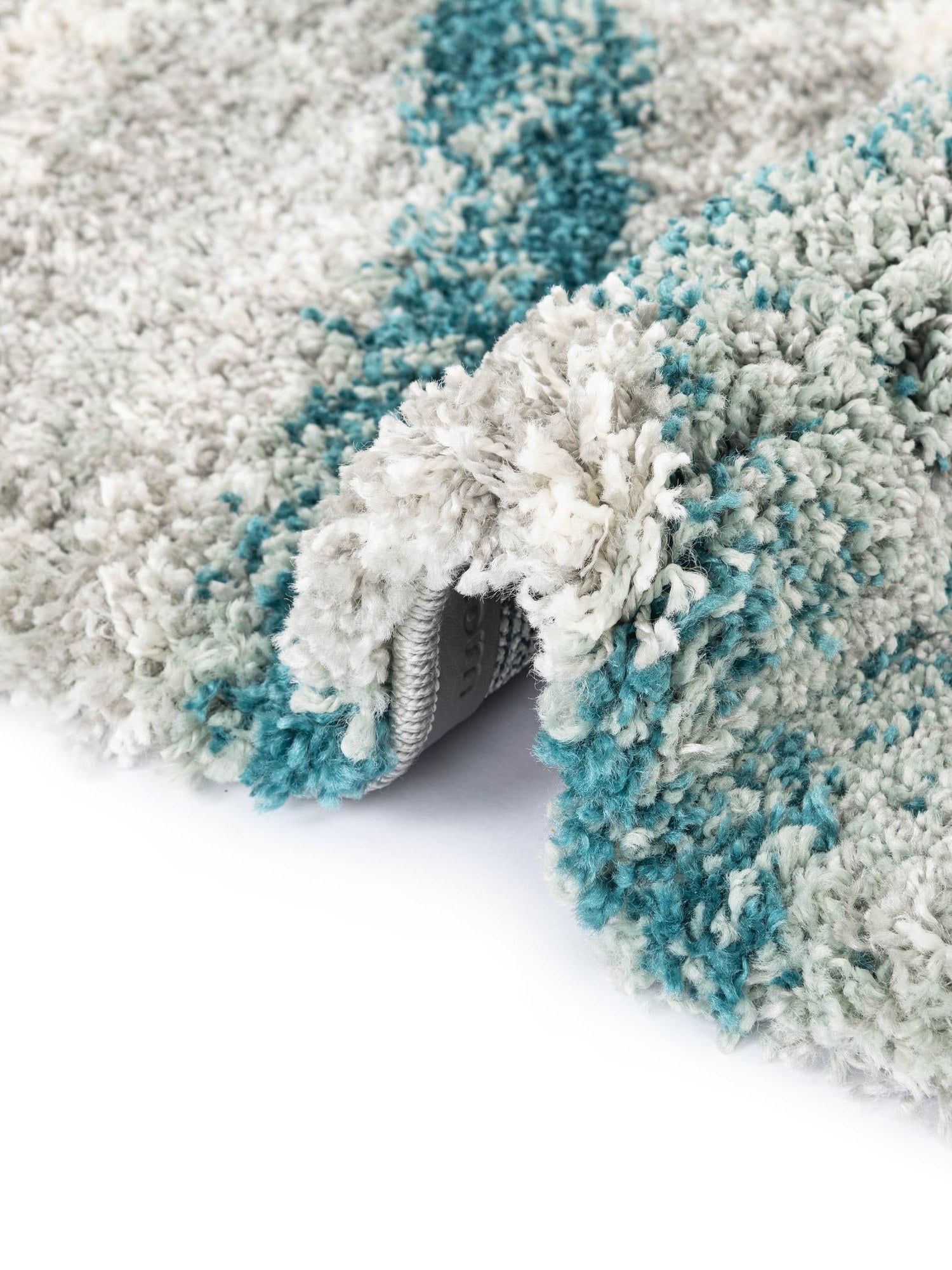 Teal 7' 10 x 7' 10 Soft Touch Shag Round Area Rug Thick Soft Touch Fluffy & Plush Shaggy Pile 100% Polypropylene Unique Carpet for Modern Home Interiors for Sale at Rug Engine