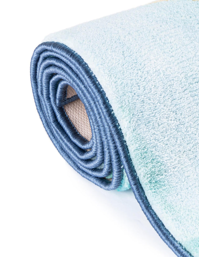 Multicolor 5' 3 x 8' Medina Washable Rectangle Rug