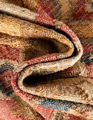 Multicolor 5' 1 x 8' Kala Handwoven Jute Rectangle Area Rug All Natural Pile Eco-Friendly Sustainable Urban Carpet for Rustic Design Interior Home Decor for Sale at Rug Engine