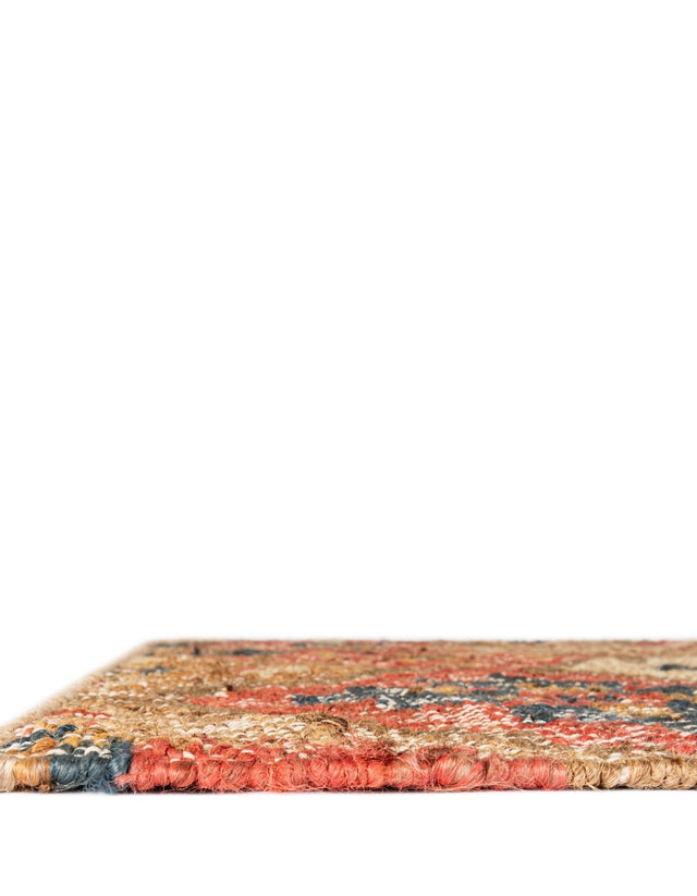Multicolor 2' x 6' 1 Kala Handwoven Jute Runner Area Rug All Natural Pile Eco-Friendly Sustainable Urban Carpet for Rustic Design Interior Home Decor for Sale at Rug Engine