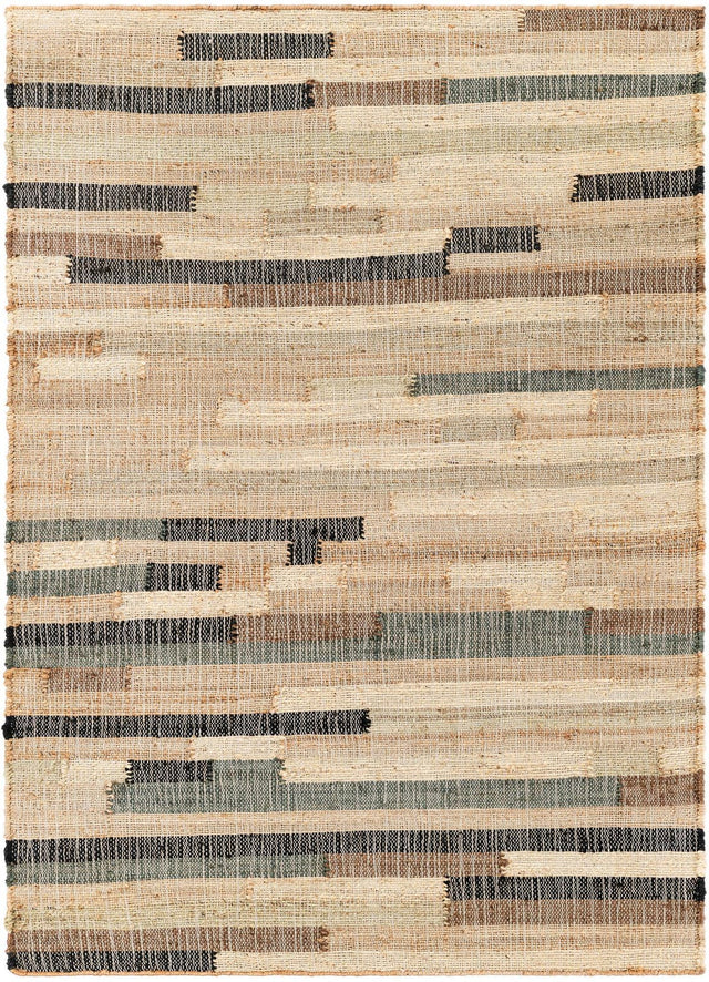 Beige 4' x 5' 8 Kala Handwoven Jute Rectangle Area Rug All Natural Pile Eco-Friendly Sustainable Urban Carpet for Rustic Design Interior Home Decor for Sale at Rug Engine