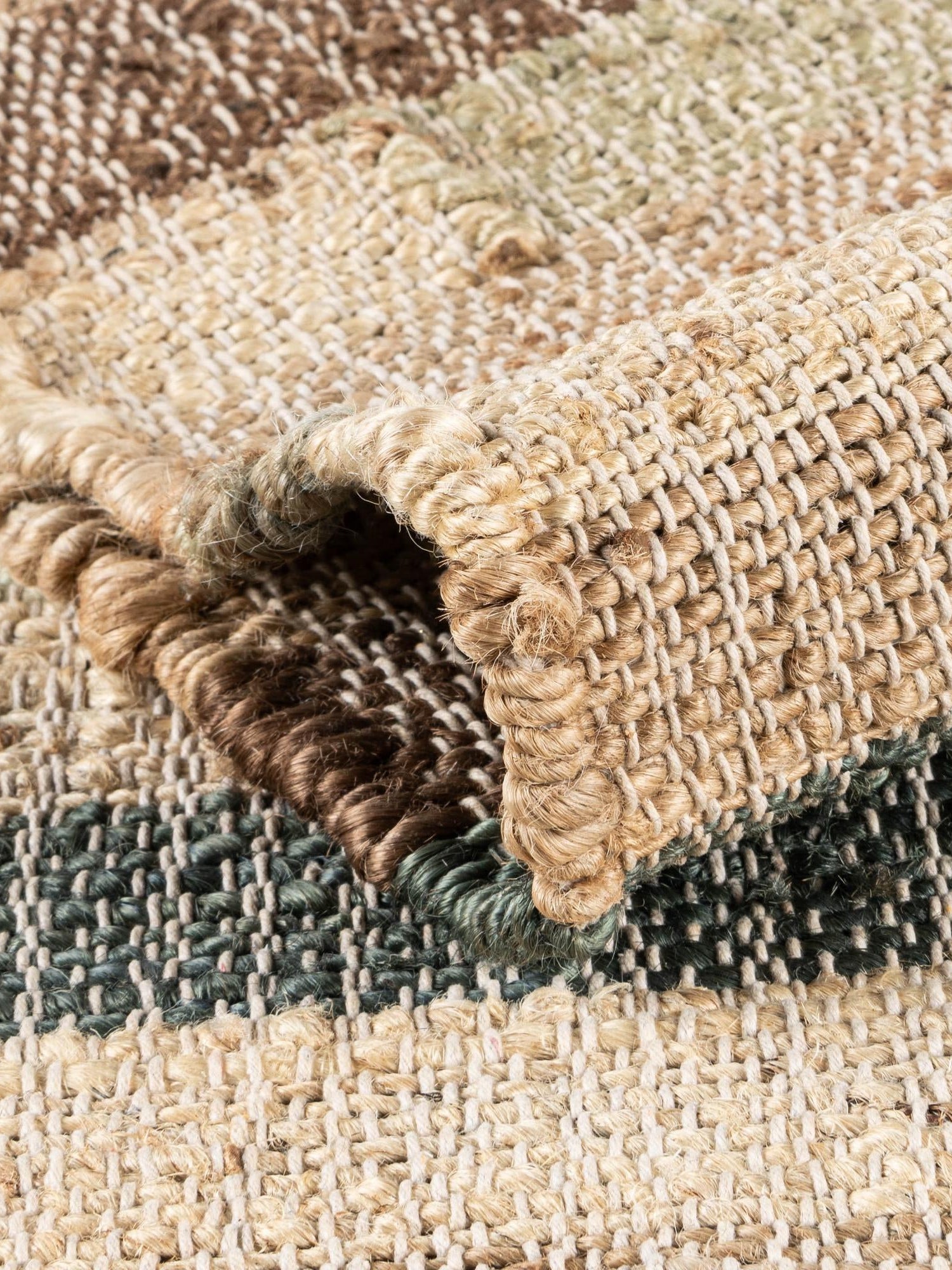Beige 2' x 3' 1 Kala Handwoven Jute Rectangle Area Rug All Natural Pile Eco-Friendly Sustainable Urban Carpet for Rustic Design Interior Home Decor for Sale at Rug Engine