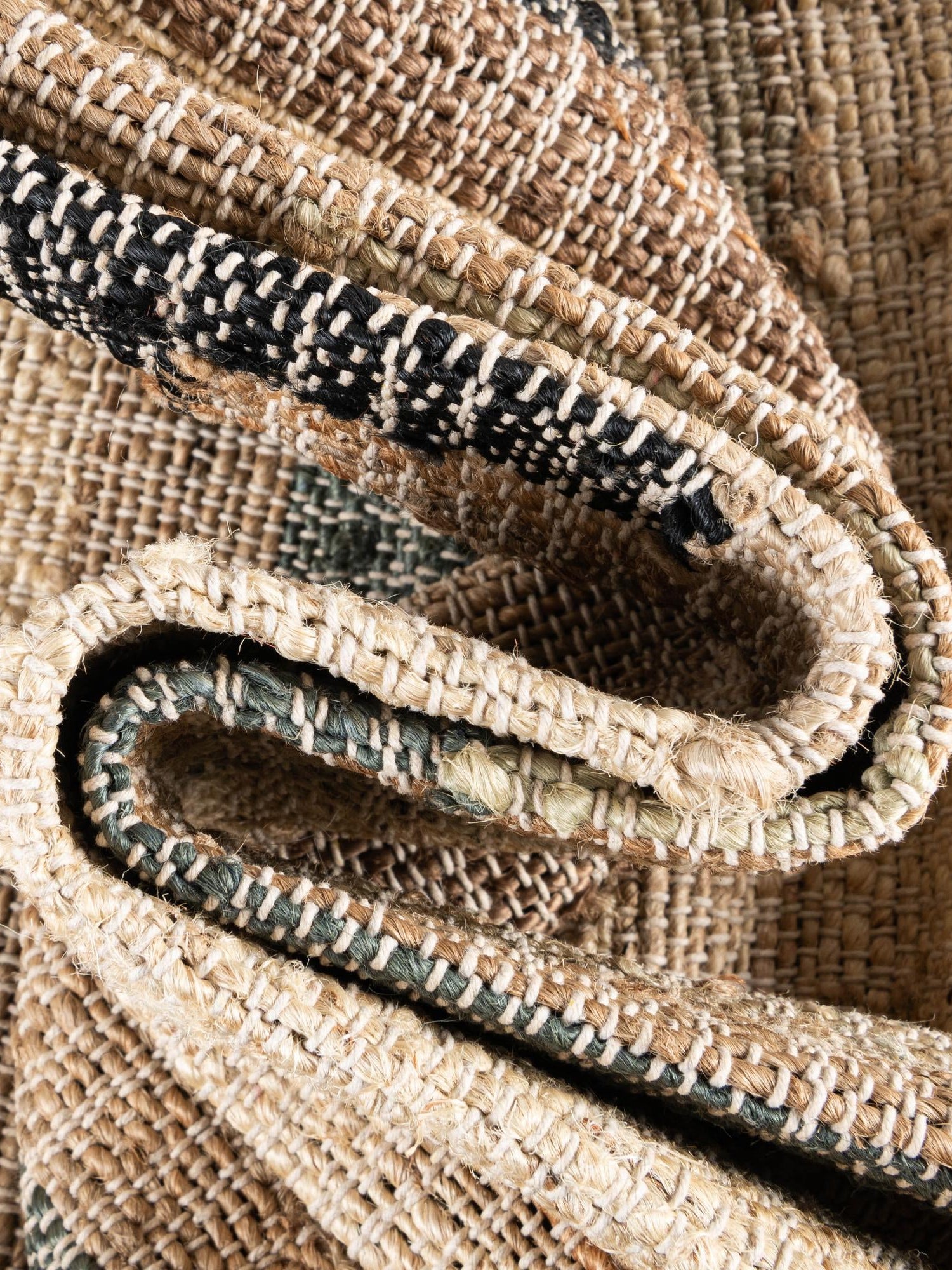 Beige 2' x 3' 1 Kala Handwoven Jute Rectangle Area Rug All Natural Pile Eco-Friendly Sustainable Urban Carpet for Rustic Design Interior Home Decor for Sale at Rug Engine