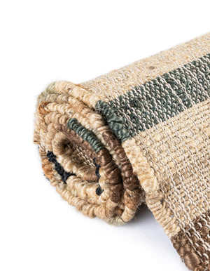 Beige 2' x 6' 1 Kala Handwoven Jute Runner Area Rug All Natural Pile Eco-Friendly Sustainable Urban Carpet for Rustic Design Interior Home Decor for Sale at Rug Engine