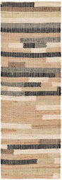 Beige 2' x 6' 1 Kala Handwoven Jute Runner Area Rug All Natural Pile Eco-Friendly Sustainable Urban Carpet for Rustic Design Interior Home Decor for Sale at Rug Engine