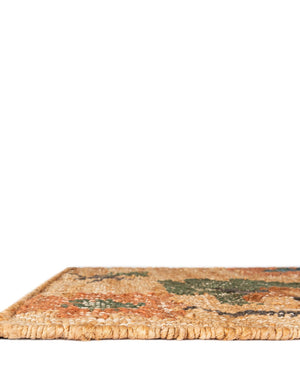 Multicolor 5' 1 x 8' Kala Handwoven Jute Rectangle Area Rug All Natural Pile Eco-Friendly Sustainable Urban Carpet for Rustic Design Interior Home Decor for Sale at Rug Engine