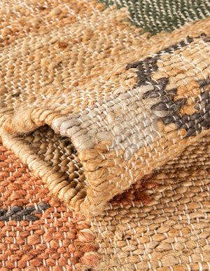 Multicolor 2' x 6' 1 Kala Handwoven Jute Runner Area Rug All Natural Pile Eco-Friendly Sustainable Urban Carpet for Rustic Design Interior Home Decor for Sale at Rug Engine